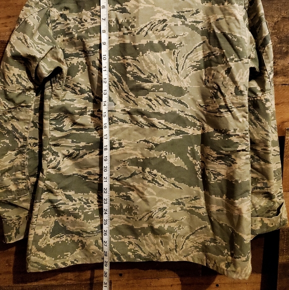 US Air Force Camo Uniform Jacket/Shirt Button Up Size 40R - Picture 9 of 13